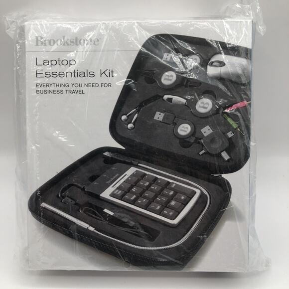 Vintage Brookstone Laptop Essentials Kit Everything You Need For Business Travel